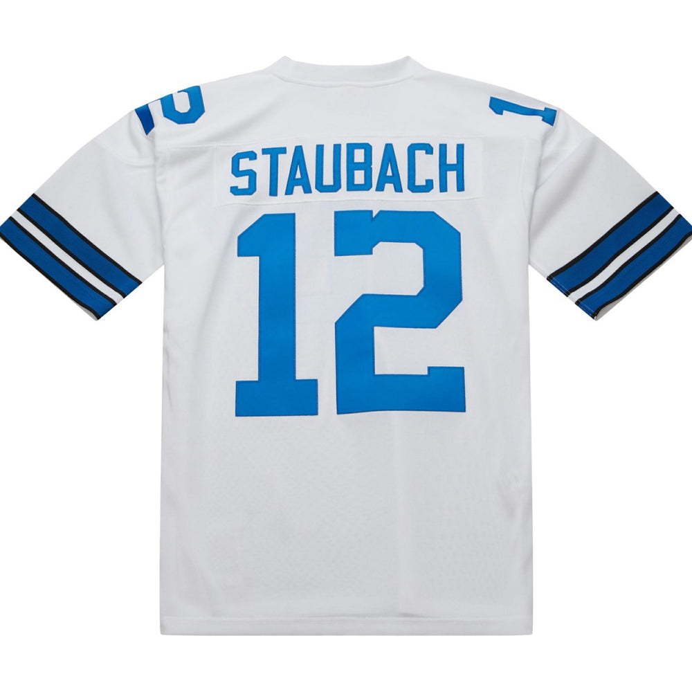 Mitchell & Ness Roger Staubach Dallas Cowboys 1975 Authentic Throwback Retired Player Jersey White