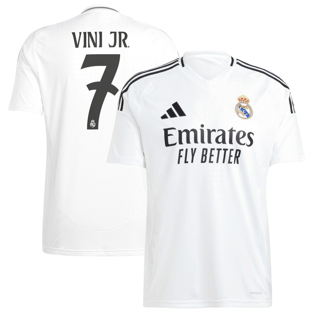 Vini Jr. Real Madrid 2024/25 Home Replica Player Jersey White - Adidas