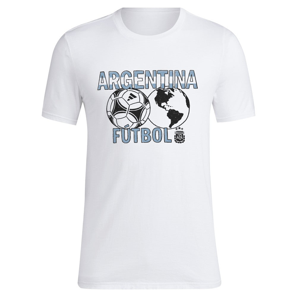 Argentina National Team Around The World T-Shirt White - Adidas cheap