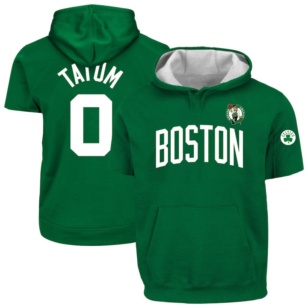 Jayson Tatum Boston Celtics Big & Tall Short Sleeve Hoodie Kelly Green | Fanatics discount