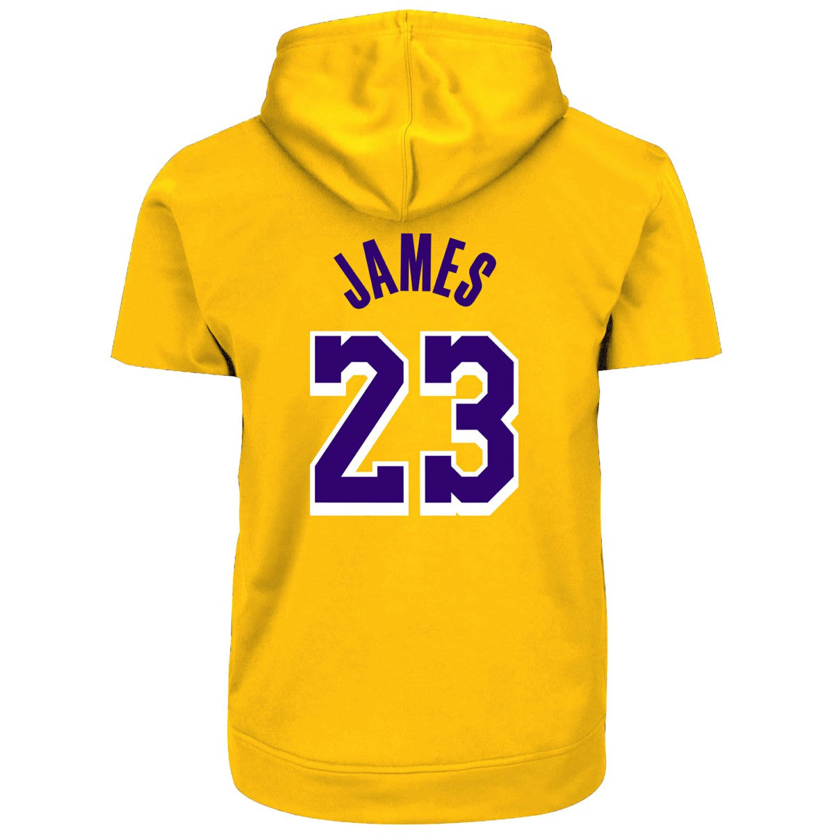 LeBron James Los Angeles Lakers Big & Tall Short Sleeve Hoodie Gold | Fanatics