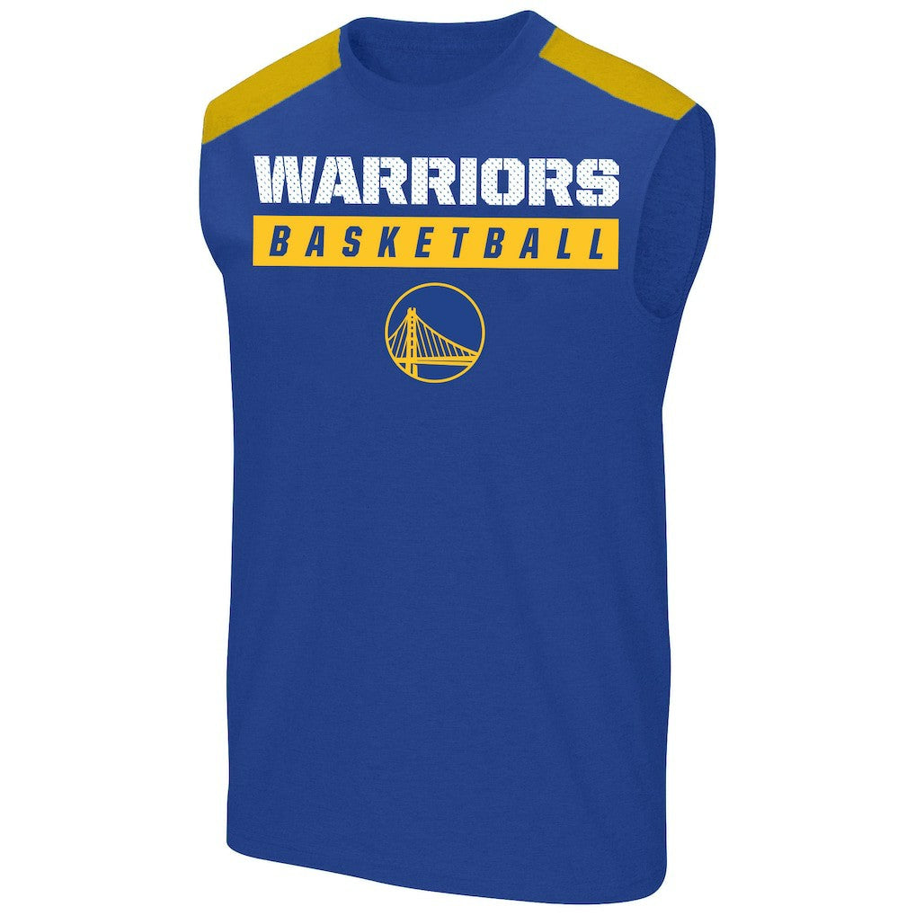 Stephen Curry Golden State Warriors Profile Big & Tall Player Muscle Tank Royal