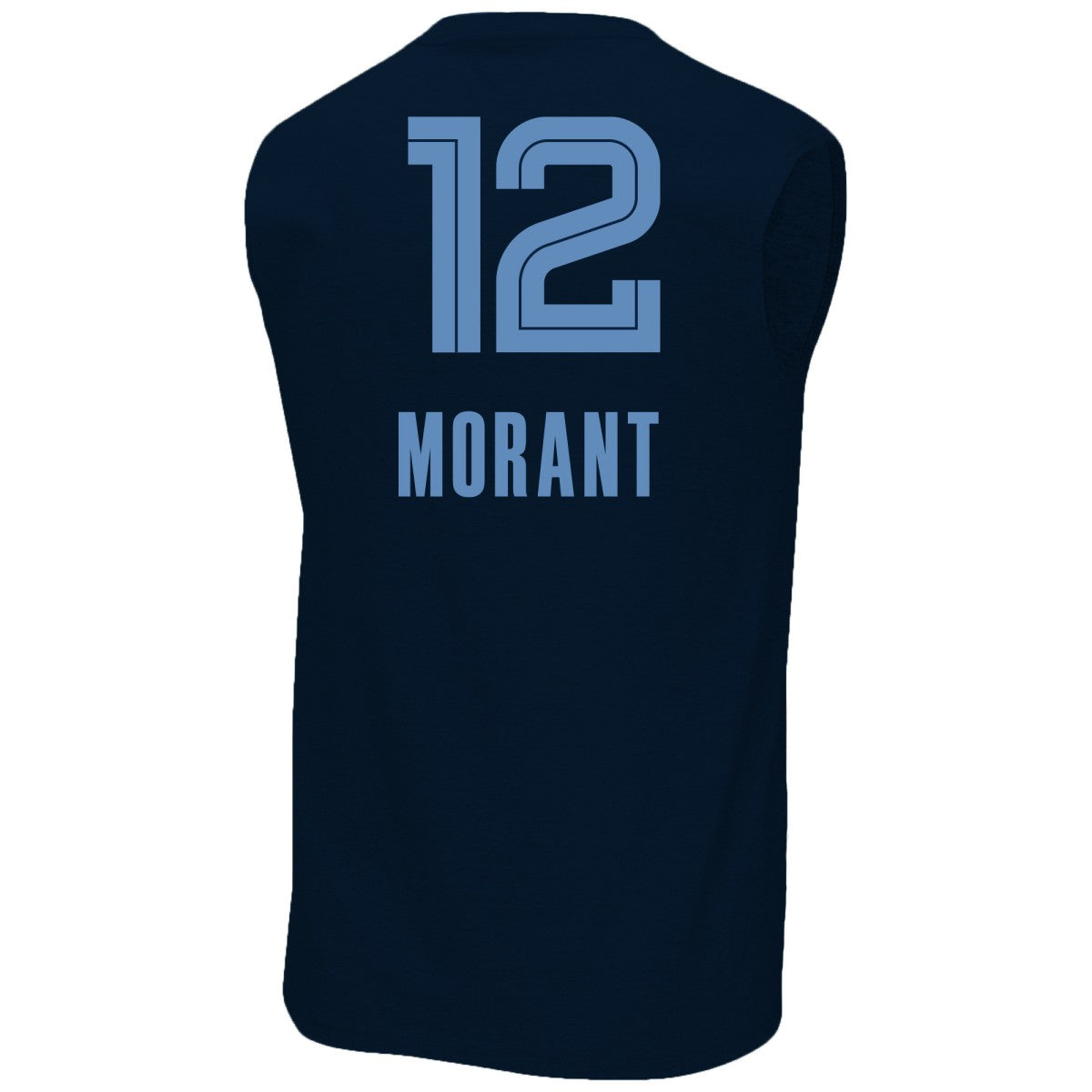 Ja Morant Memphis Grizzlies Profile Big & Tall Player Muscle Tank Navy