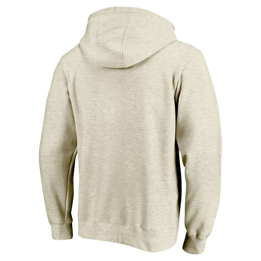 Devin Booker Phoenix Suns Profile Big & Tall Player Double Face Tri-Blend Pullover Hoodie Cream