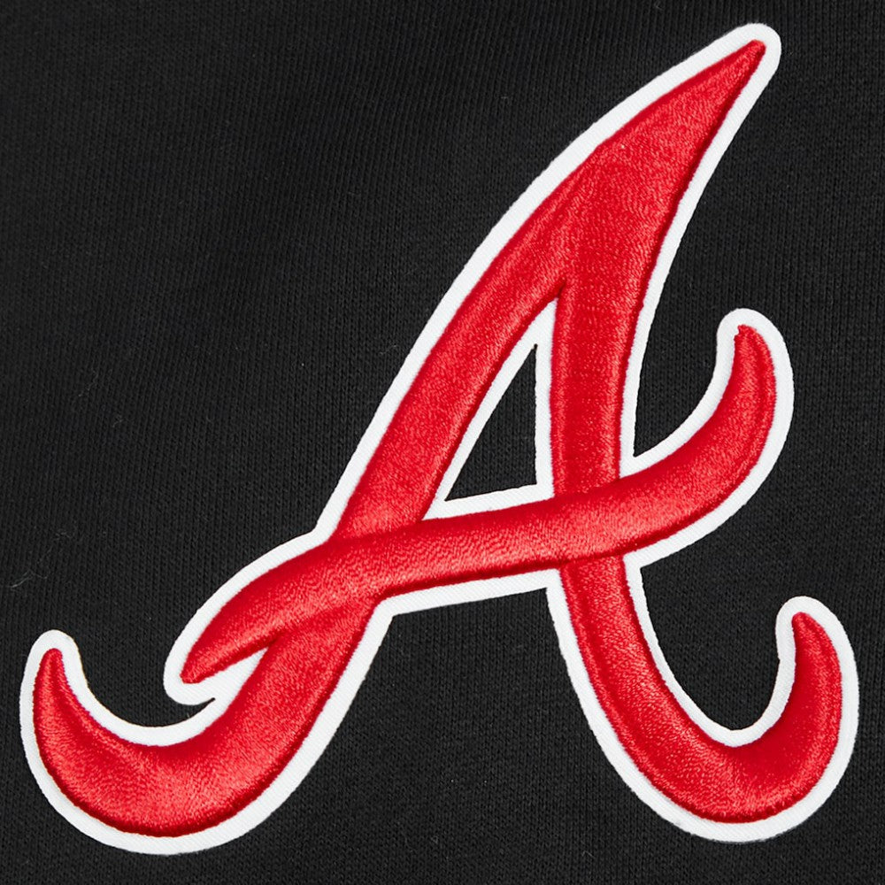 Atlanta Braves Pro Standard Paint The City Dropped Shoulder Pullover Sweatshirt - Black - MLB Online