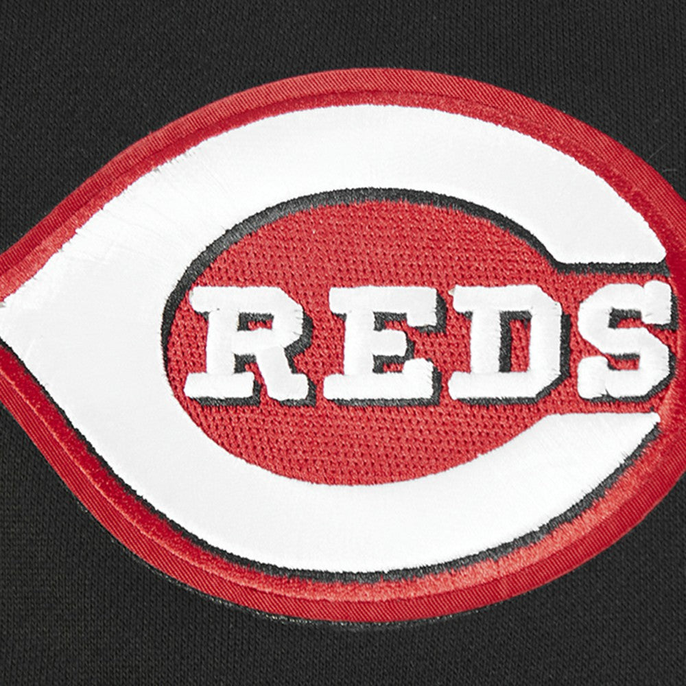 Cincinnati Reds Pro Standard Paint The City Dropped Shoulder Pullover Sweatshirt - Black - MLB Online
