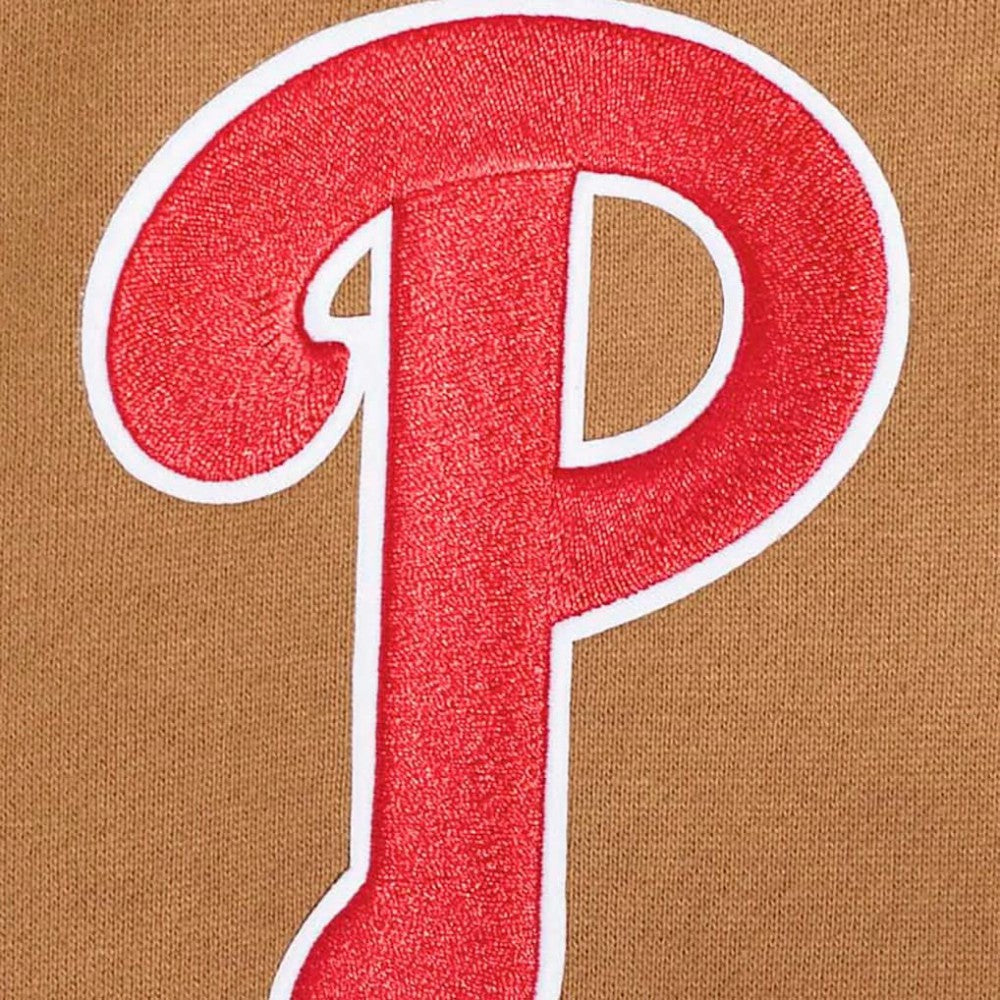 Philadelphia Phillies Pro Standard Paint The City Dropped Shoulder Pullover Sweatshirt - Brown - MLB Online