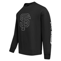 San Francisco Giants Pro Standard Paint The City Dropped Shoulder Pullover Sweatshirt - Black - MLB Sale