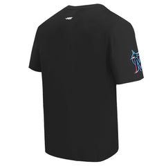 Miami Marlins Pro Standard Turn It Up Dropped Shoulder T-Shirt - Black - MLB Sale