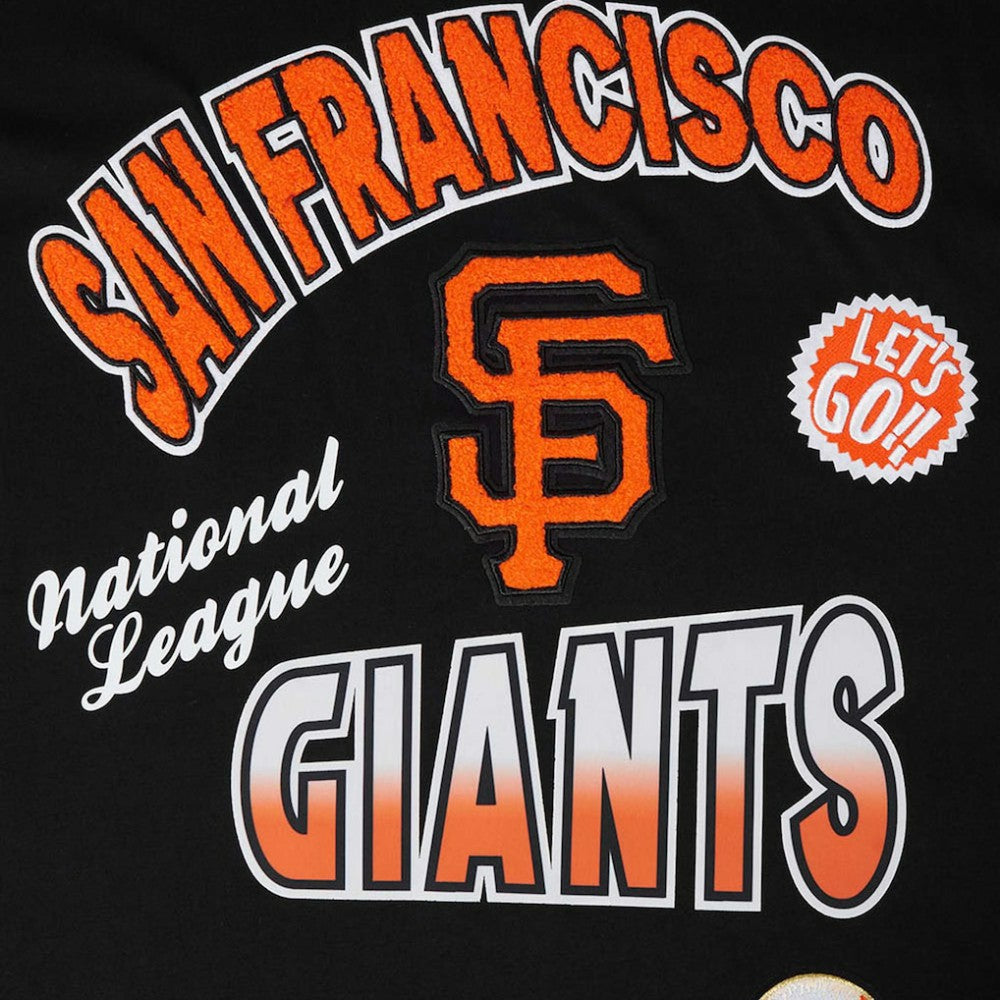 San Francisco Giants Pro Standard Turn It Up Dropped Shoulder T-Shirt - Black - MLB Sale