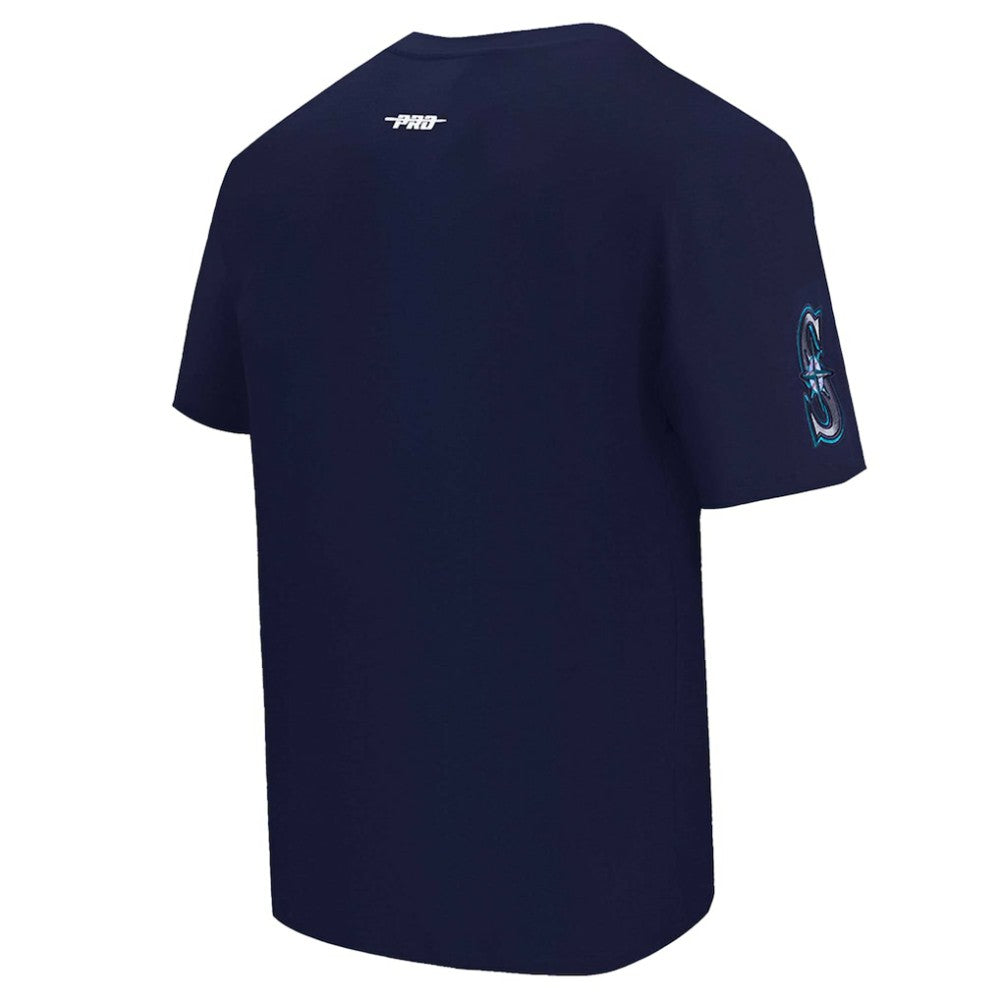 Seattle Mariners Pro Standard Turn It Up Dropped Shoulder T-Shirt - Navy - MLB Sale