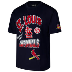 St. Louis Cardinals Pro Standard Turn It Up Dropped Shoulder T-Shirt - Navy - MLB Sale