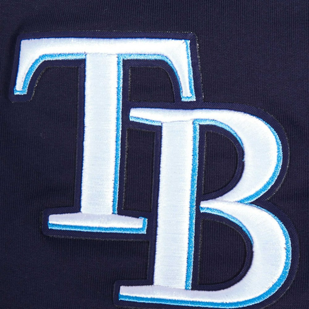 Tampa Bay Rays Pro Standard Turn It Up Dropped Shoulder T-Shirt - Navy - MLB on Sale