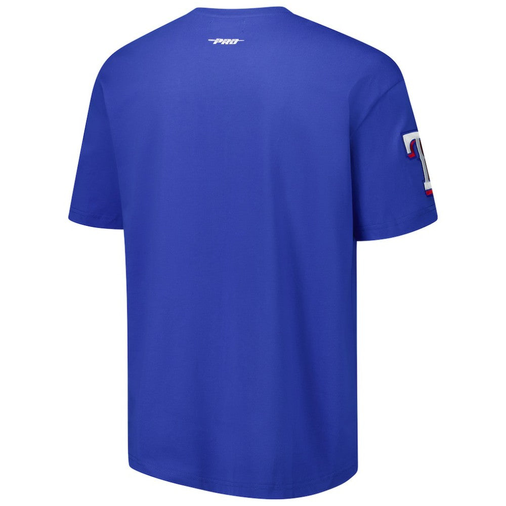 Texas Rangers Pro Standard Turn It Up Dropped Shoulder T-Shirt - Royal - MLB on Sale