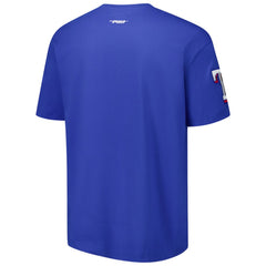 Texas Rangers Pro Standard Turn It Up Dropped Shoulder T-Shirt - Royal - MLB on Sale