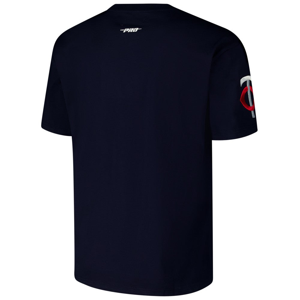 Minnesota Twins Pro Standard Turn It Up Dropped Shoulder T-Shirt - Navy - MLB on Sale
