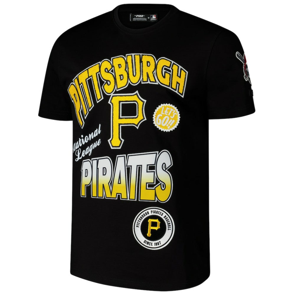 Pittsburgh Pirates Pro Standard Turn It Up Dropped Shoulder T-Shirt - Black - MLB on Sale