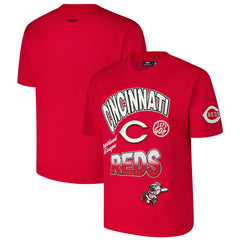 Cincinnati Reds Pro Standard Turn It Up Dropped Shoulder T-Shirt - Red - MLB Sale
