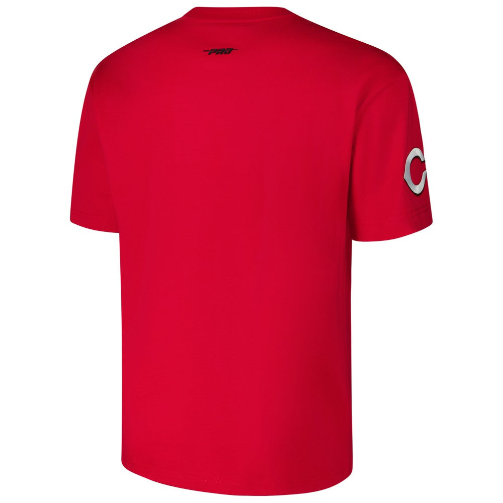 Cincinnati Reds Pro Standard Turn It Up Dropped Shoulder T-Shirt - Red - MLB Sale