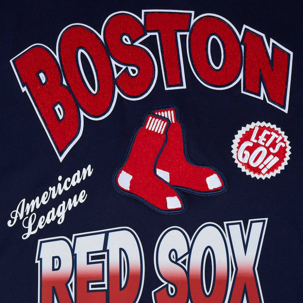Boston Red Sox Pro Standard Turn It Up Dropped Shoulder T-Shirt - Navy - MLB on Sale