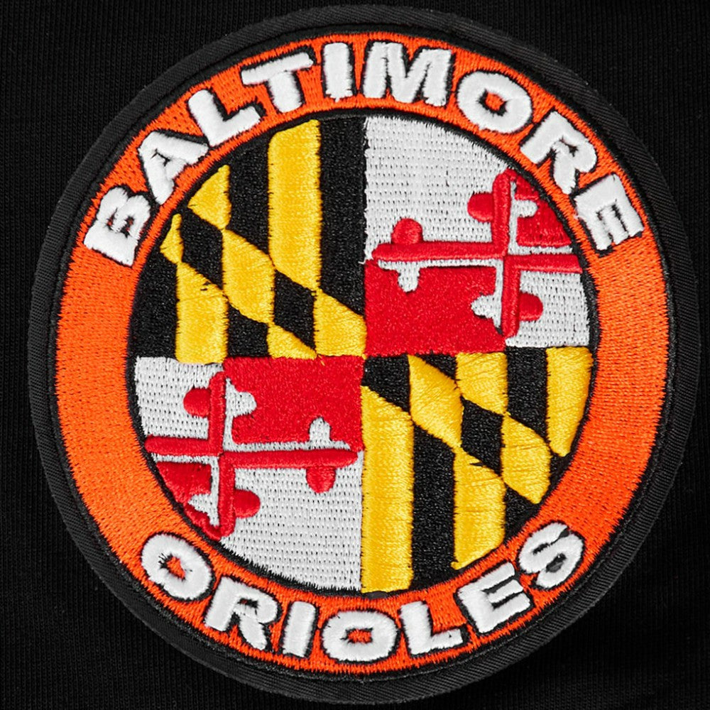 Baltimore Orioles Pro Standard Turn It Up Dropped Shoulder T-Shirt - Black - MLB on Sale