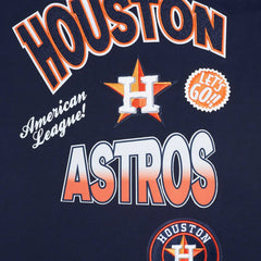 Houston Astros Pro Standard Turn It Up Dropped Shoulder T-Shirt - Navy - MLB on Sale