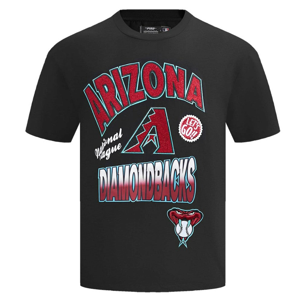 Arizona Diamondbacks Pro Standard Turn It Up Dropped Shoulder T-Shirt - Black - MLB on Sale