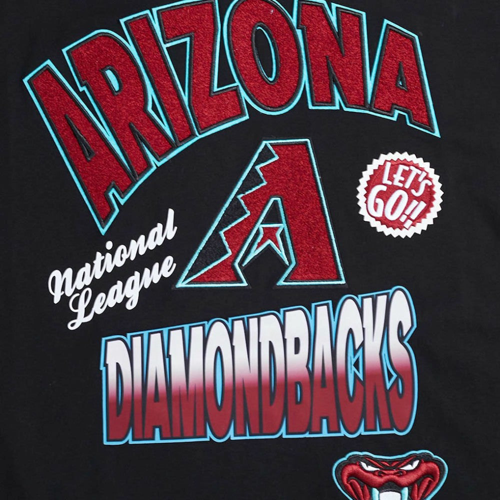 Arizona Diamondbacks Pro Standard Turn It Up Dropped Shoulder T-Shirt - Black - MLB on Sale