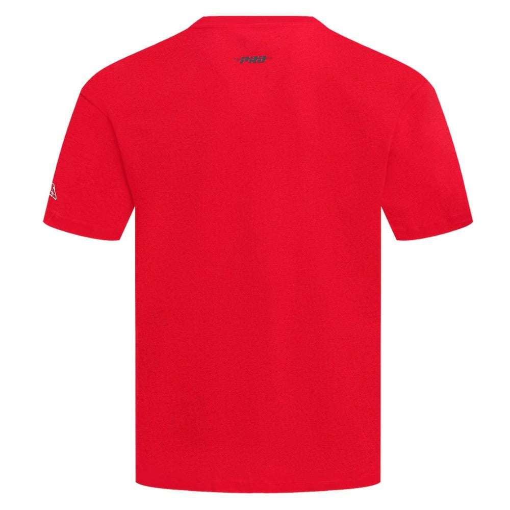 Los Angeles Angels Pro Standard Turn It Up Dropped Shoulder T-Shirt - Red - MLB Discount