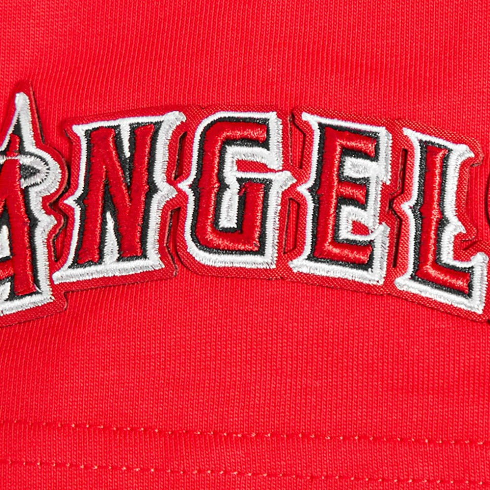 Los Angeles Angels Pro Standard Turn It Up Dropped Shoulder T-Shirt - Red - MLB Discount