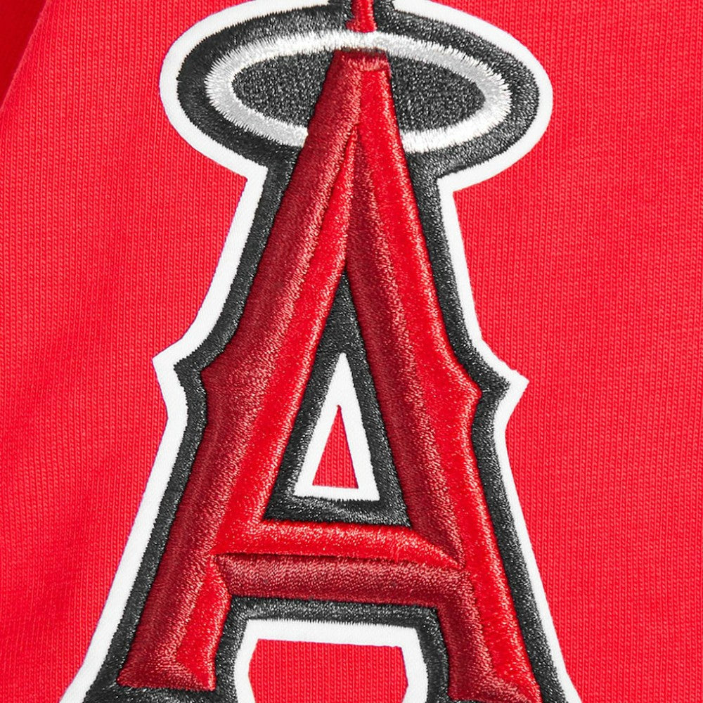 Los Angeles Angels Pro Standard Turn It Up Dropped Shoulder T-Shirt - Red - MLB Discount