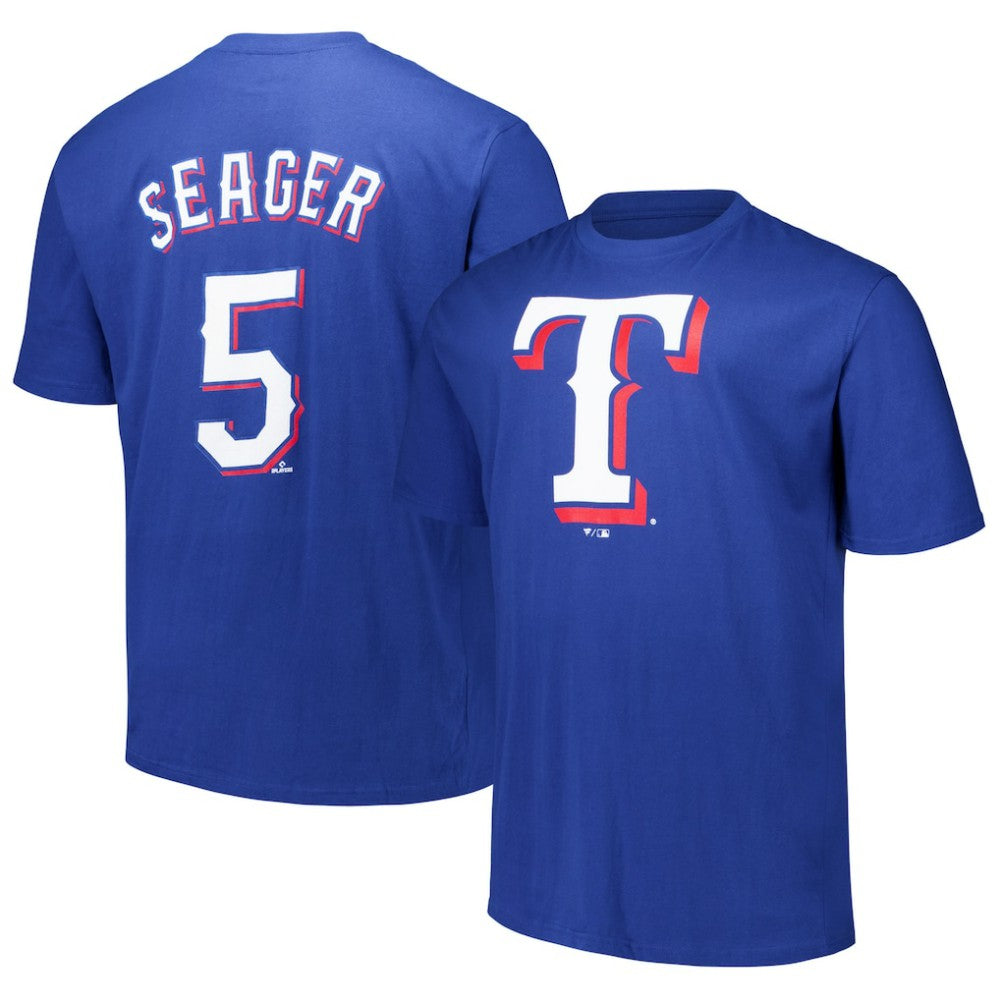 Corey Seager Texas Rangers Fanatics Big & Tall Name & Number T-Shirt - Royal - Fanatics Online