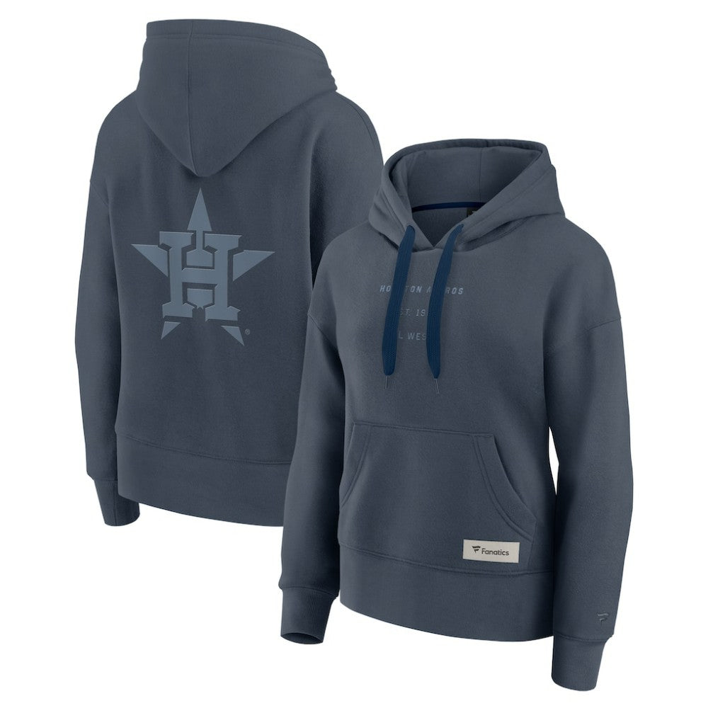 Houston Astros Fanatics Women's Elements Future Ground Subtle Tonal Pullover Hoodie - Blue - Fanatics Discount