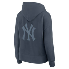 New York Yankees Fanatics Women's Elements Future Ground Subtle Tonal Pullover Hoodie - Blue - Fanatics Sale
