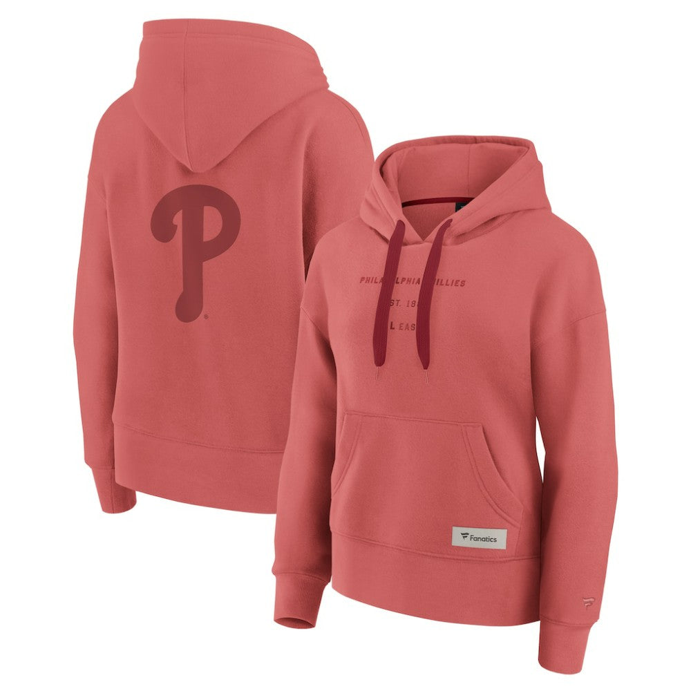 Philadelphia Phillies Fanatics Women's Elements Future Ground Subtle Tonal Pullover Hoodie - Red - Fanatics Sale