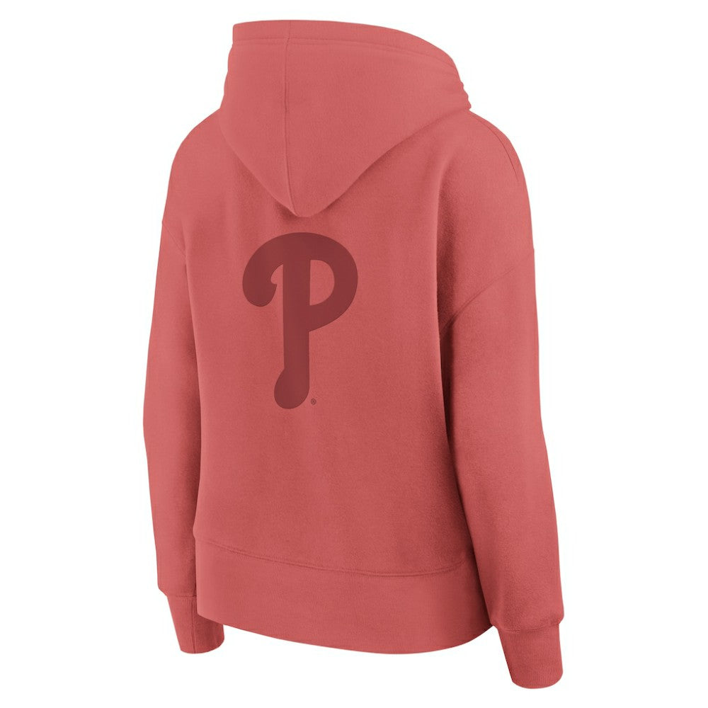 Philadelphia Phillies Fanatics Women's Elements Future Ground Subtle Tonal Pullover Hoodie - Red - Fanatics Sale