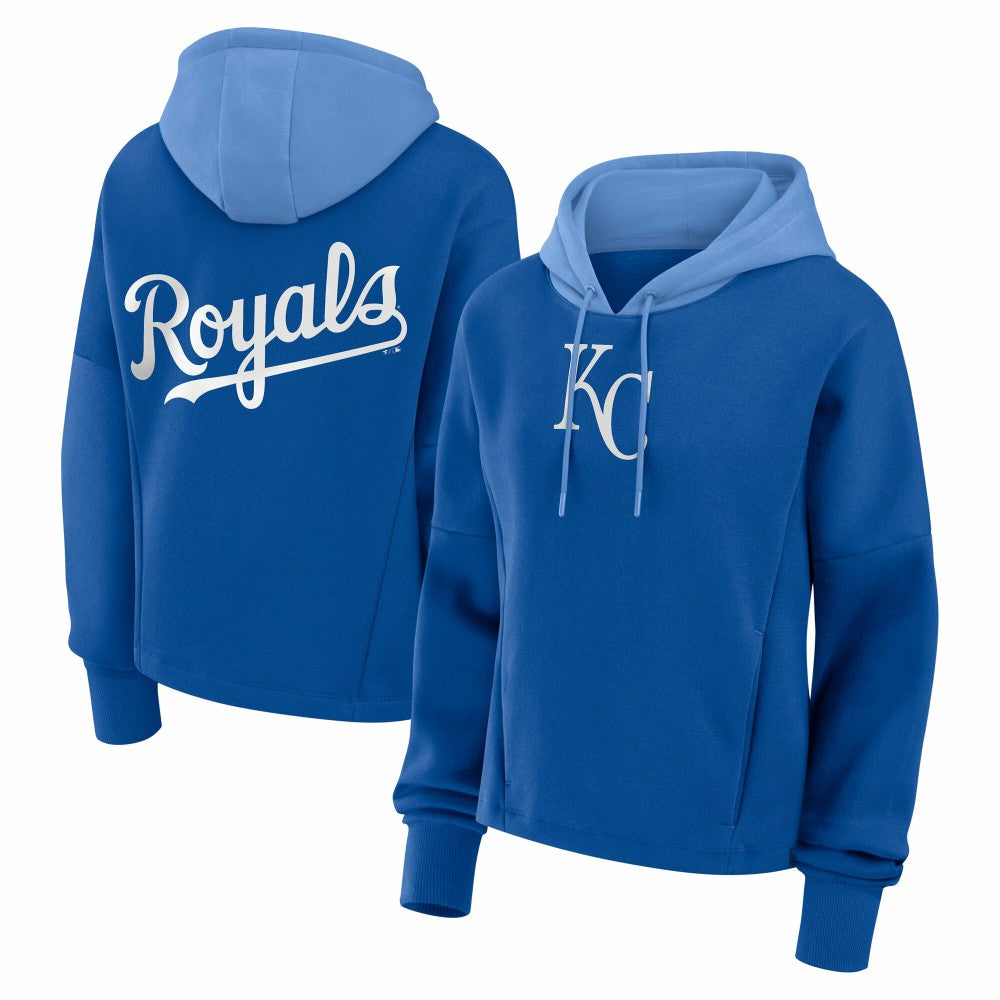 Kansas City Royals Fanatics Women's Oversized Legacy Favorite Spectator Pullover Hoodie - Royal - Fanatics Sale