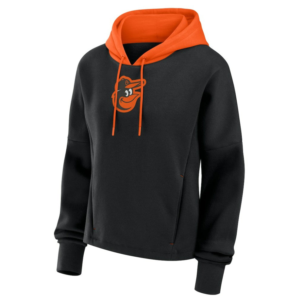 Baltimore Orioles Fanatics Women's Oversized Legacy Favorite Spectator Pullover Hoodie - Black - Fanatics Sale