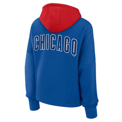 Chicago Cubs Fanatics Women's Oversized Legacy Favorite Spectator Pullover Hoodie - Royal - Fanatics Discount