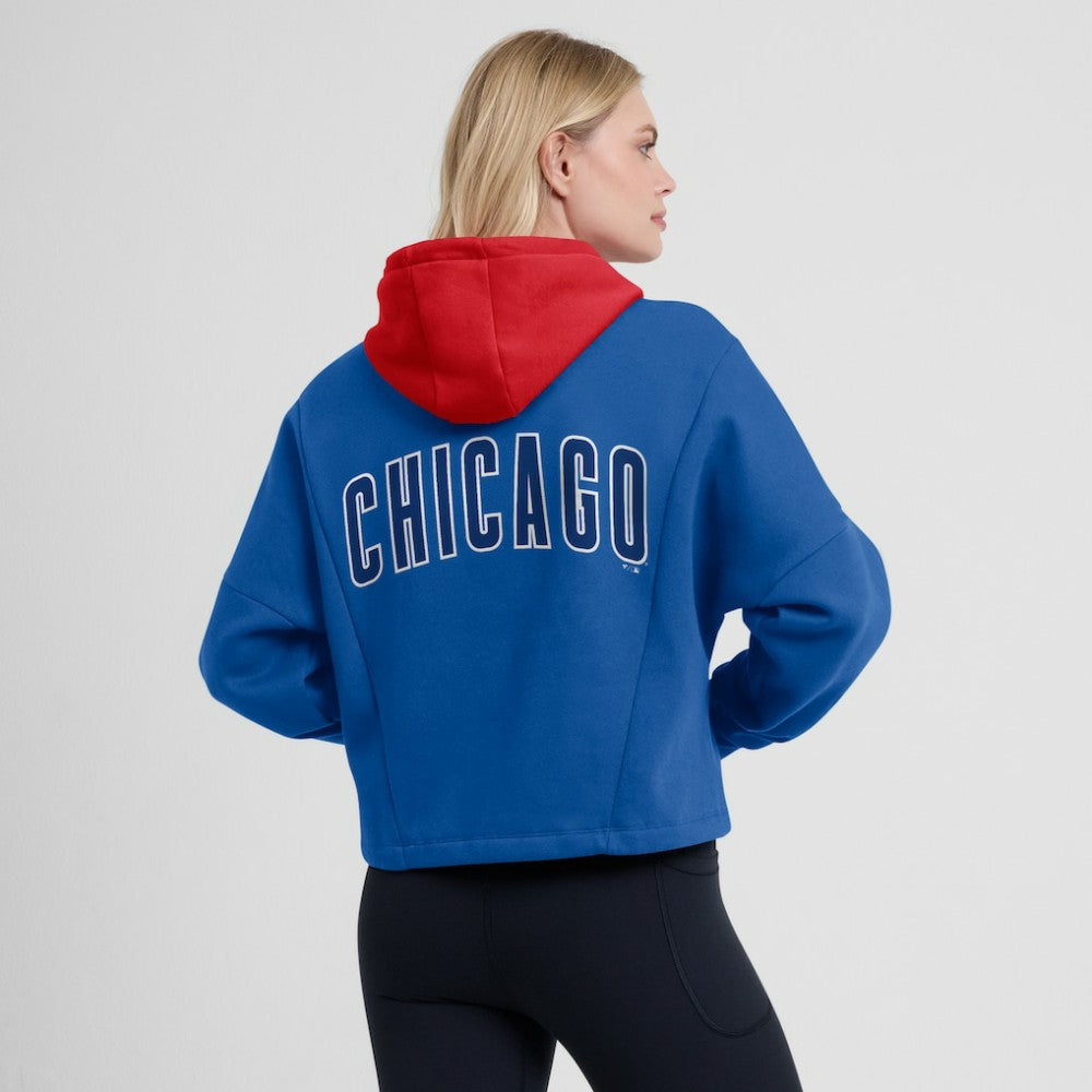 Chicago Cubs Fanatics Women's Oversized Legacy Favorite Spectator Pullover Hoodie - Royal - Fanatics Discount