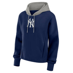 New York Yankees Fanatics Women's Oversized Legacy Favorite Spectator Pullover Hoodie - Navy - Fanatics on Sale