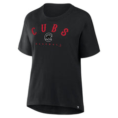 Chicago Cubs Fanatics Women's Home Run Legacy T-Shirt - Black - Fanatics Sale