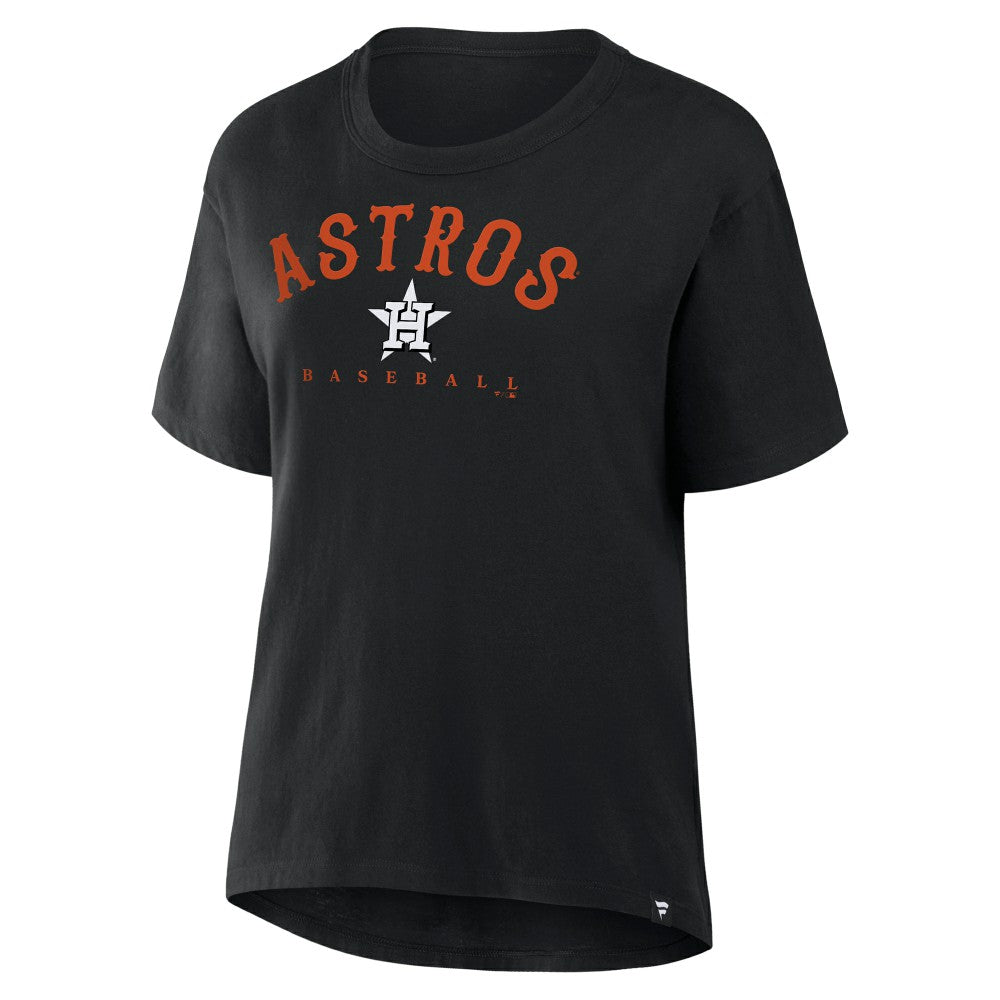 Houston Astros Fanatics Women's Relaxed Fit Legacy T-Shirt - Black - Fanatics Sale