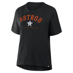 Houston Astros Fanatics Women's Relaxed Fit Legacy T-Shirt - Black - Fanatics Sale
