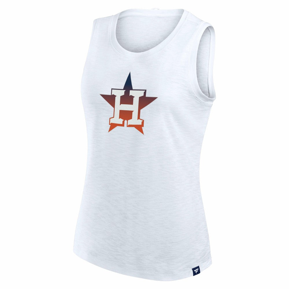 Houston Astros Fanatics Women's Activate Slub Tank Top - White - Fanatics Online
