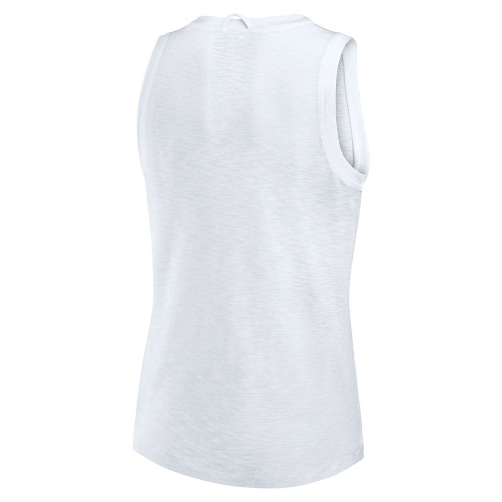 Atlanta Braves Fanatics Women's Activate Slub Tank Top - White - Fanatics on Sale