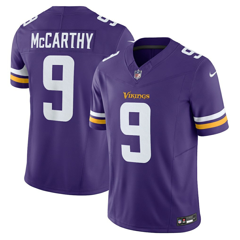 Nike J.J. McCarthy Minnesota Vikings Vapor F.U.S.E. Limited Jersey Purple