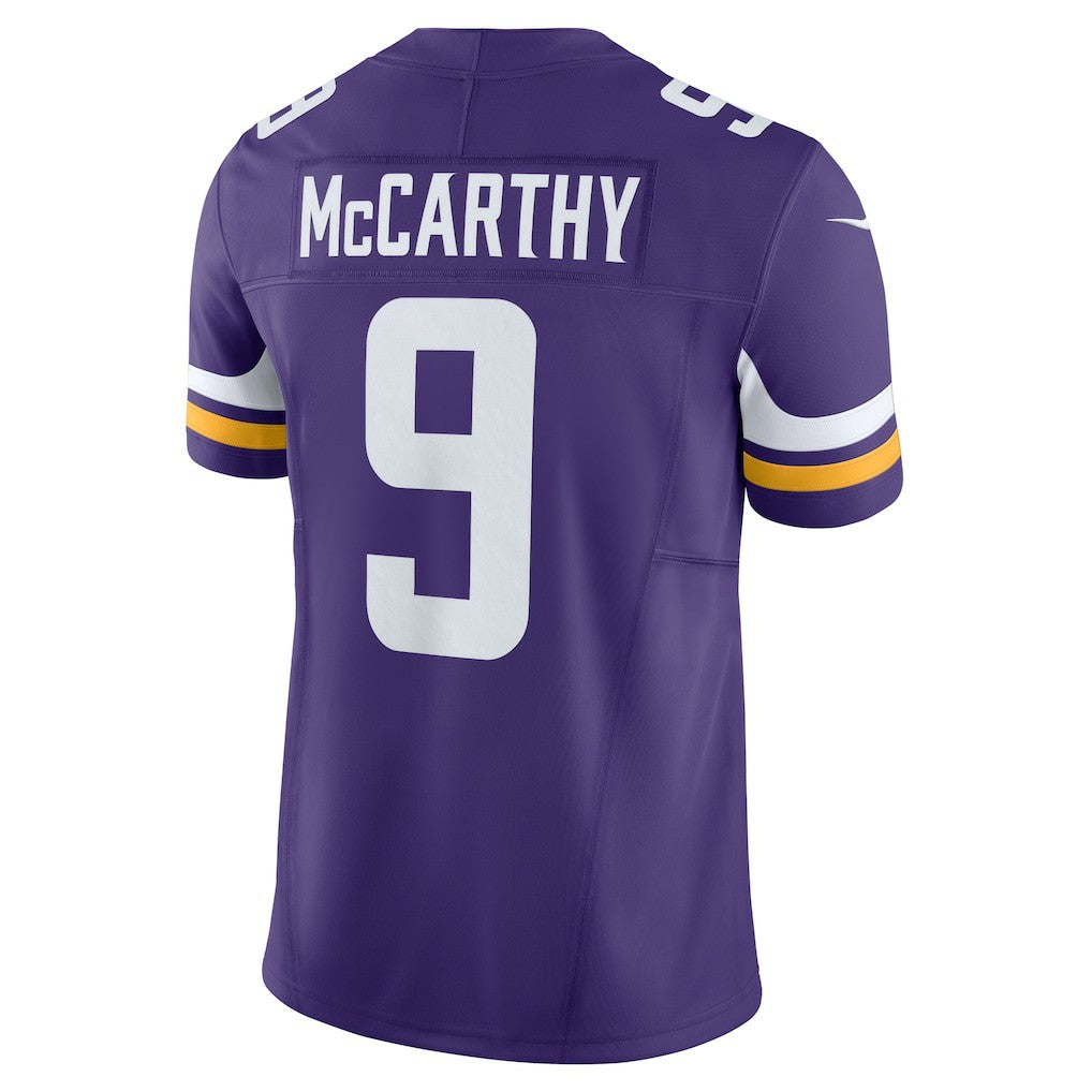 Nike J.J. McCarthy Minnesota Vikings Vapor F.U.S.E. Limited Jersey Purple