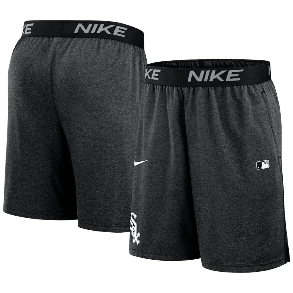Chicago White Sox Nike Authentic Collection Performance Knit Shorts - Black - Nike Lifestyle
