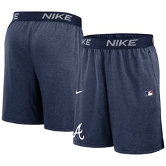 Atlanta Braves Nike Authentic Collection Performance Knit Shorts - Navy - Nike Online